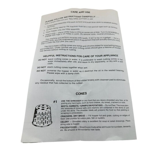 King Kutter Shredder Cone # 1 Replacement Part - Picture 4 of 4